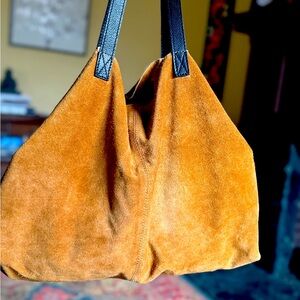 Suede Tote